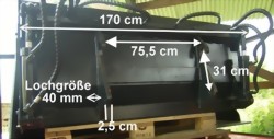 Klappschaufel Greiferschaufel Radlader 4 in 1 Schaufel